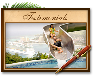 Sandcastles Jamaica - Testimonials